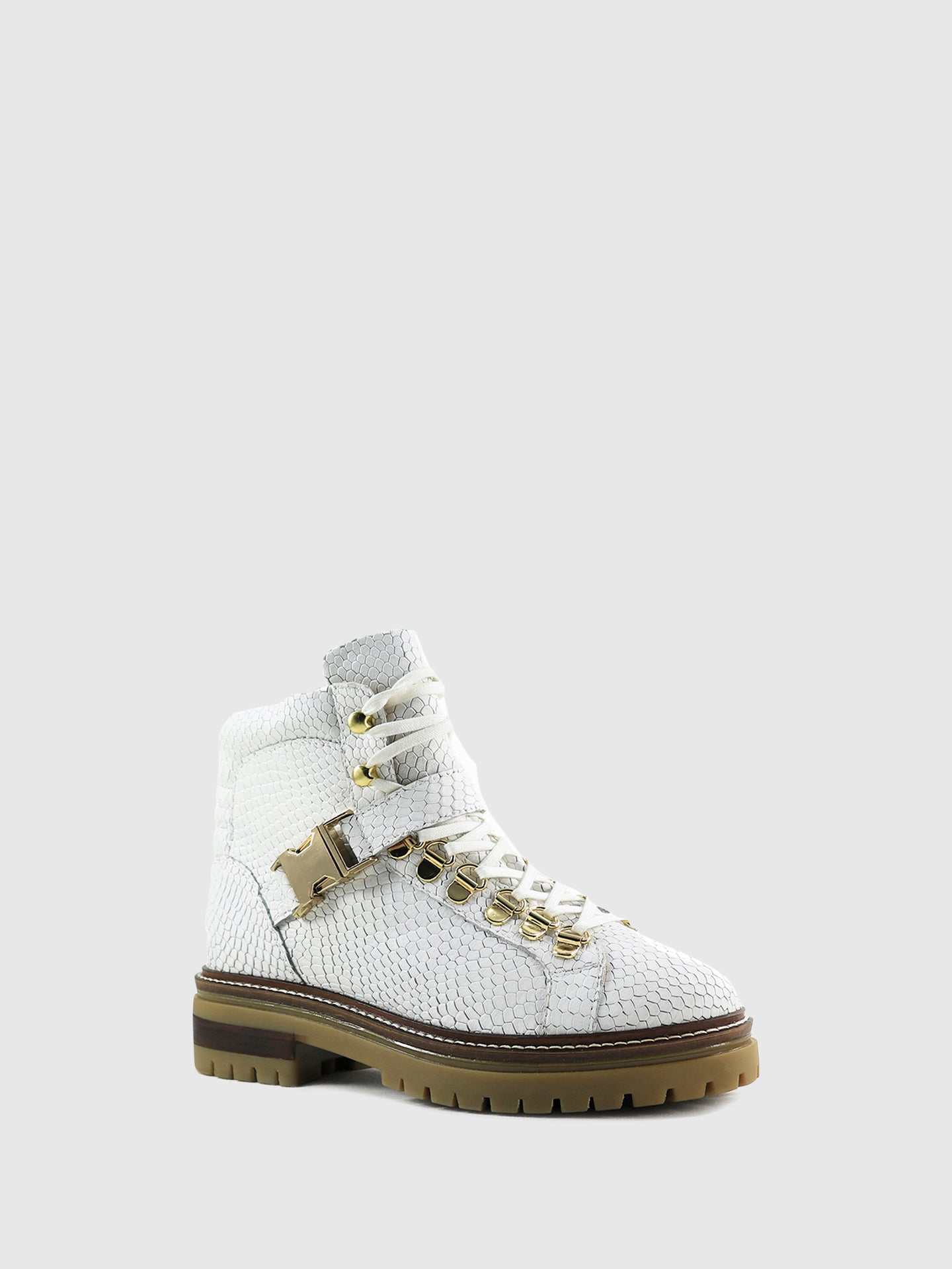 PARODI SHOES Botins com Atacadores 95/PISTOIA Branco